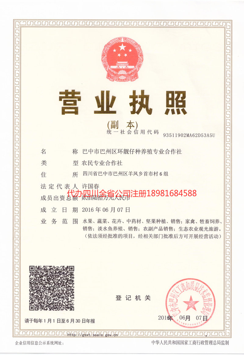 芒市芒市环靓仔种养殖专业合作社